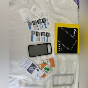 JETech Matte 5-in-1 iPhone Air Case with 2 Tempered Glass Screen Protectors